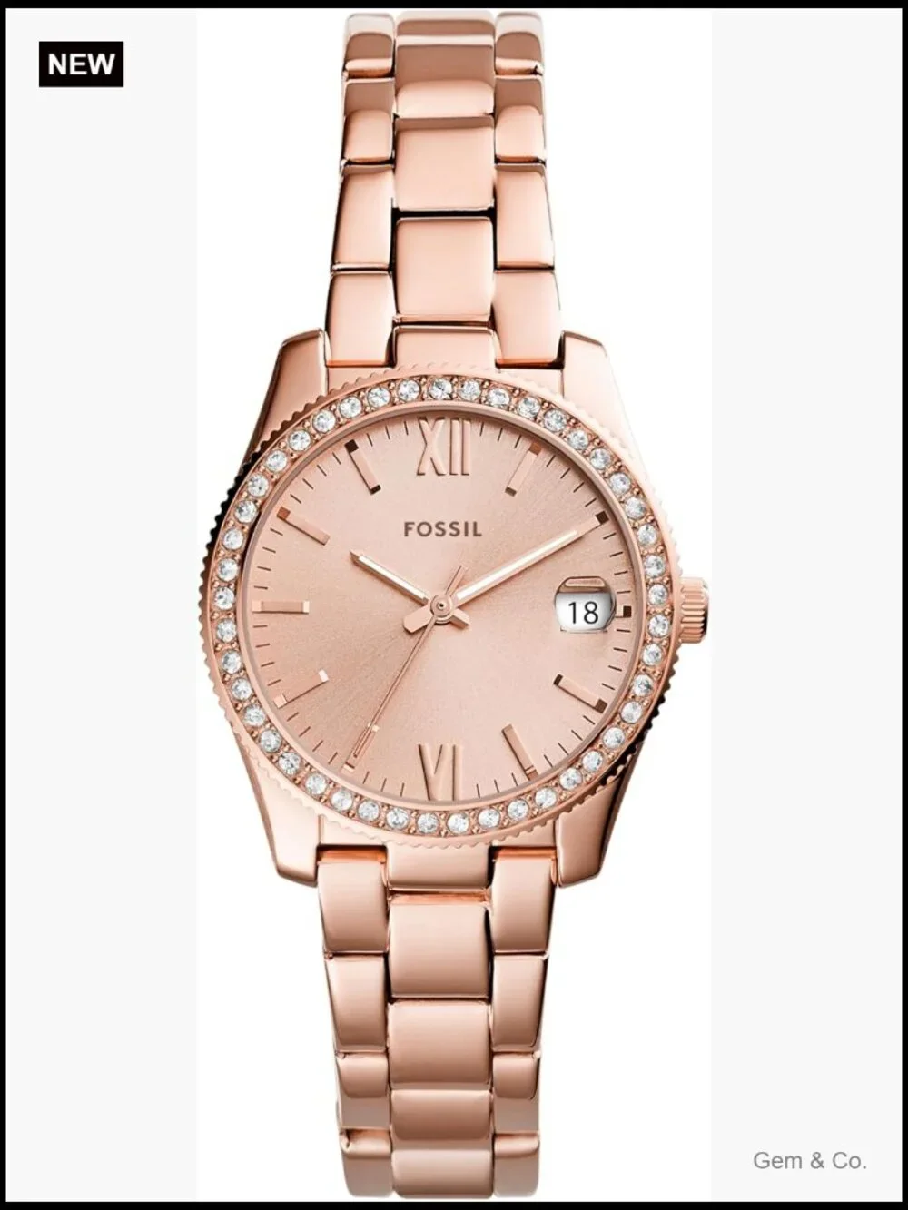 Women's Quartz Stainless Steel Watch Three-Hand Date